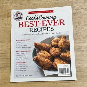America's Test Kitchen Cook's Country Best Ever Recipes